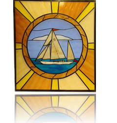 Custom and one-off stained glass panels
