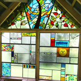 Stained Glass Windows, panels and doors from Stained Glass Work by Shelagh Davies